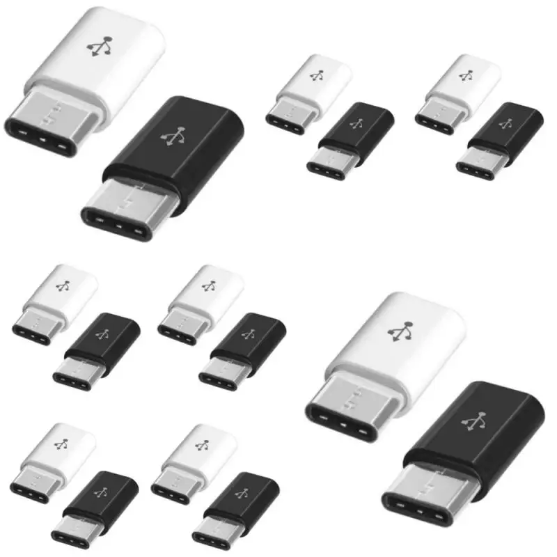 USB Type C Female to Micro USB Male Adapter Connector Type-C to Micro USB 2.0 Charger Adapter for Galaxy Note 10