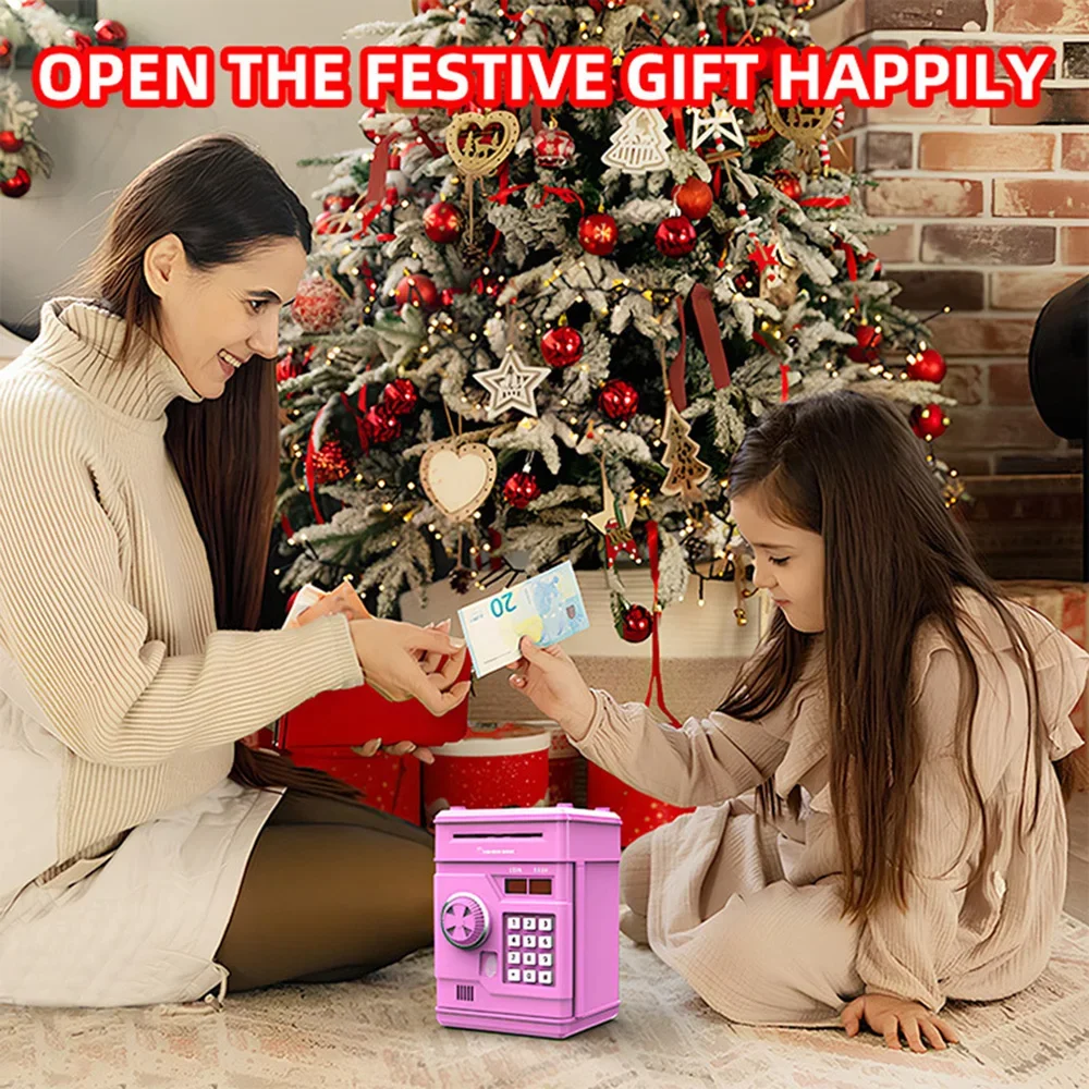 Safe Deposit Security Box for Money Banks Save Piggie Coin Savings music Piggy Bank Countable amount Moneybox Saving Alcancias