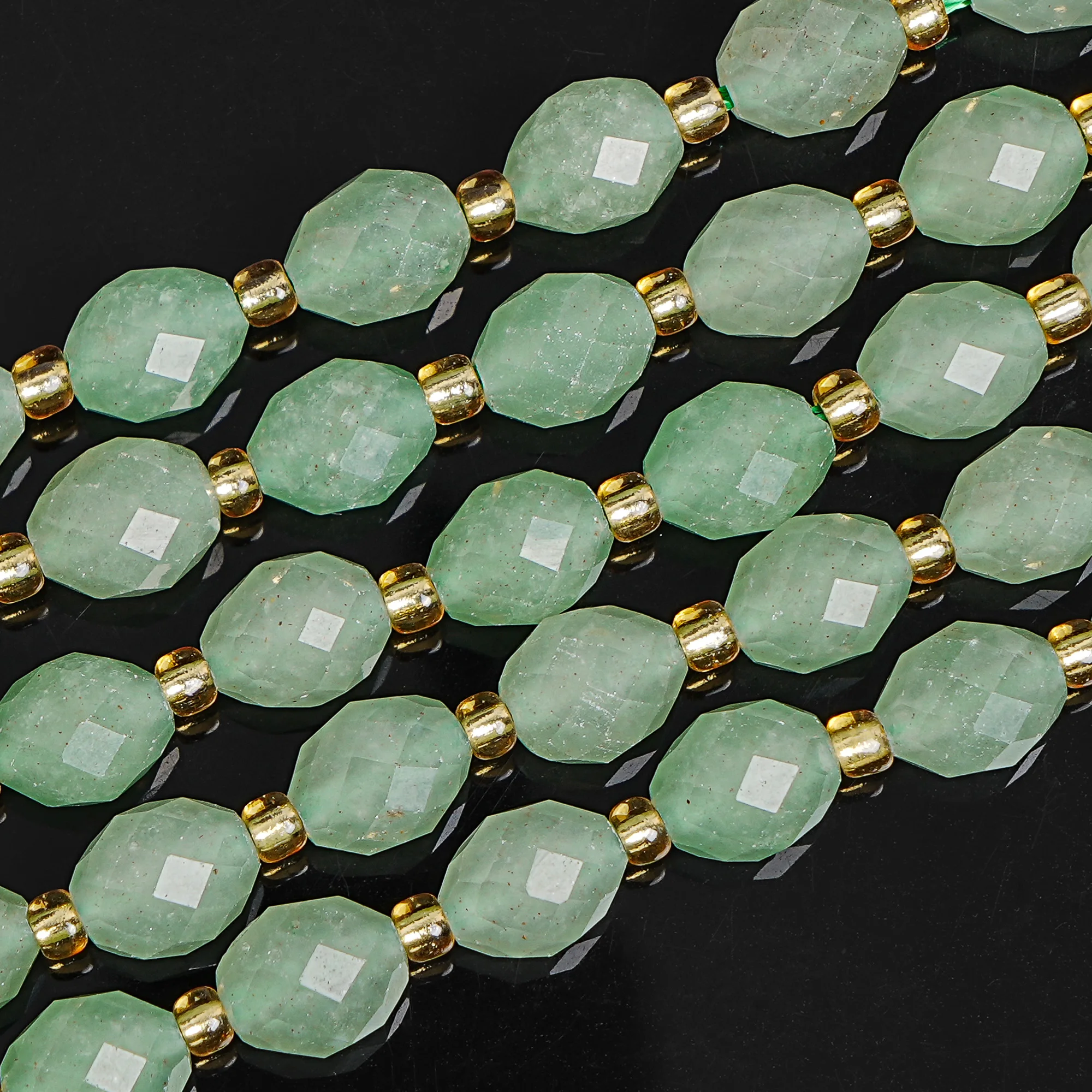 

Натуральные граненые бусины из зеленого авантюрина 8 мм, светло-зеленые, ромбовидной огранки, россыпью, для изготовления ювелирных изделий, браслетов, ожерелий, поделок своими руками