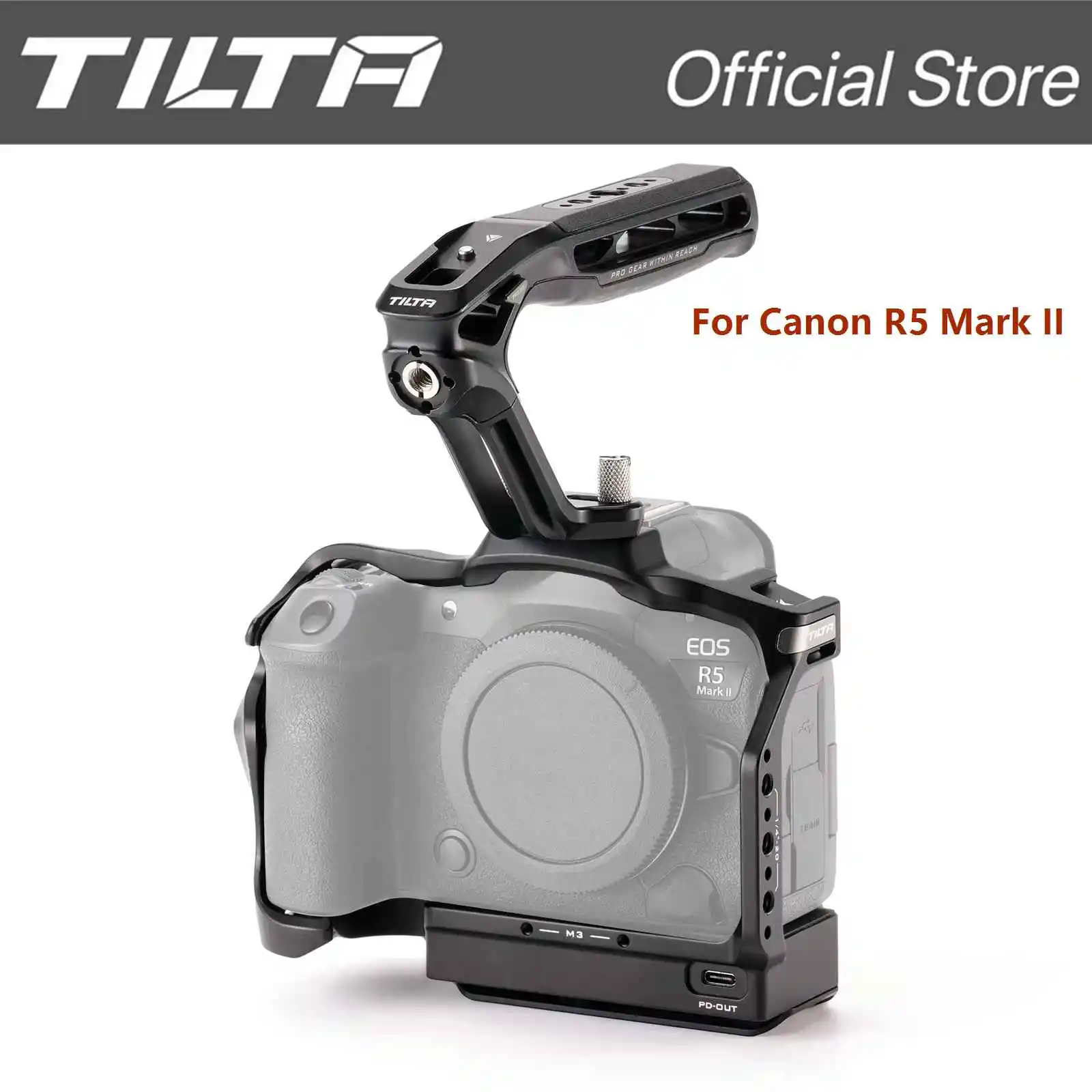TILTA Full Camera Cage with Cooling System for Canon R5 Mark II - Black