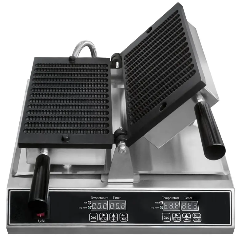 Commercial Stick Waffle Machine Flip Screw Crisp Waffle Maker With DRO Hot Sale Snacks Pommes Waffle Maker Dessert Machine