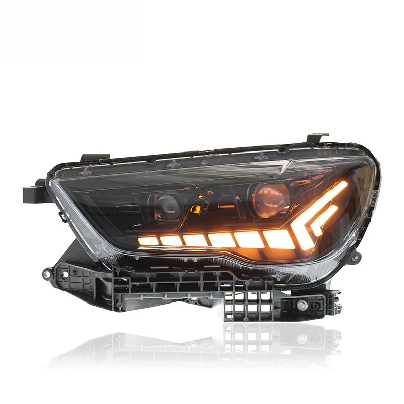 Suitable for 19-22 model Great Wall Cannon commercial version headlight assembly modification with LED lens daytime running ligh