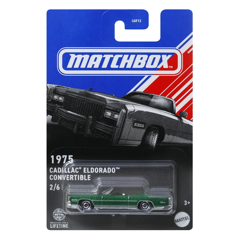 Matchbox 2024 American Convertibles Chevy Corvette Cadillac Eldorado Chevy Camaro Ford Mustang Buick Skylark 1/64 Car Toy GGF12