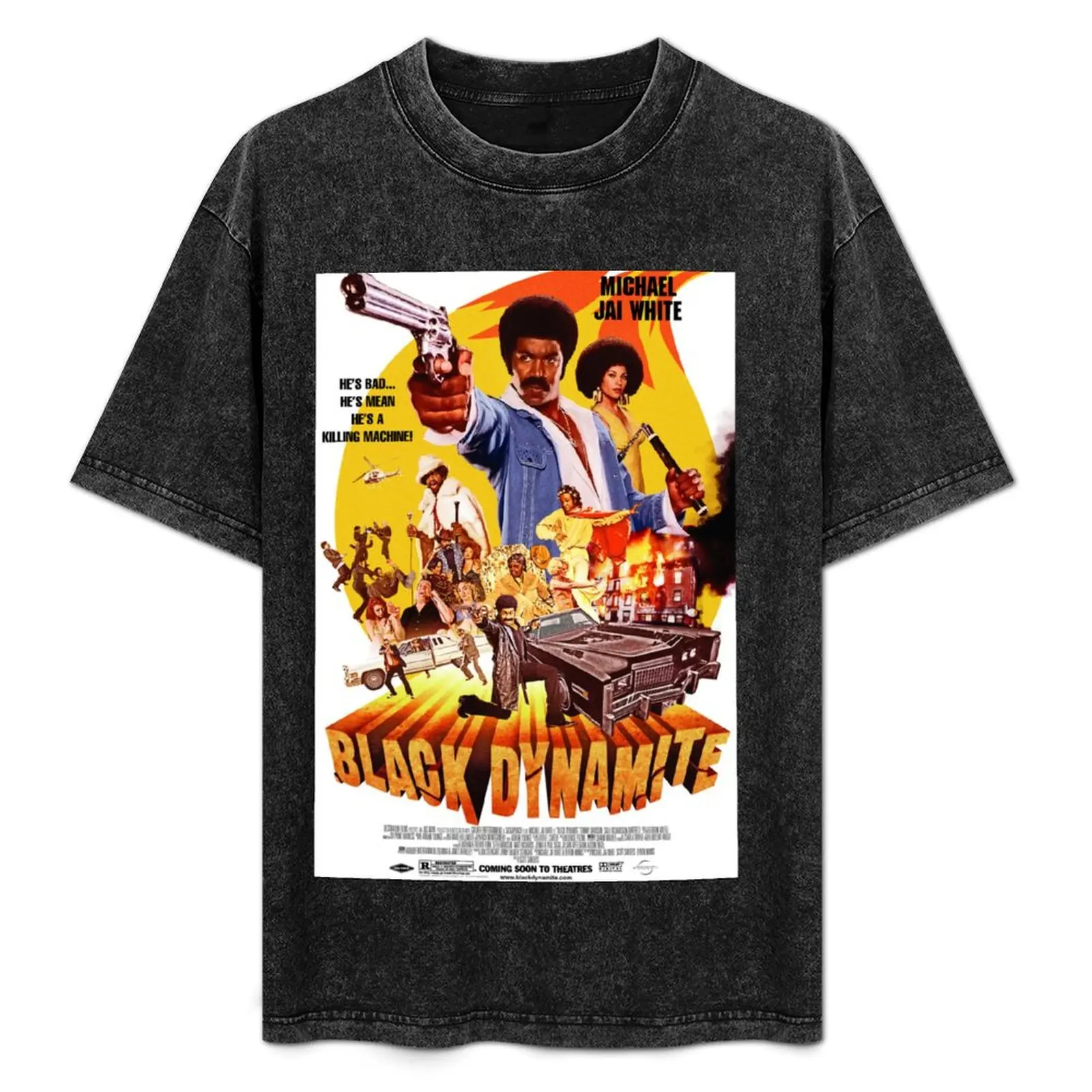 Black Dynamite 1 T-Shirt No Iron Casual Short Sleeve Top
