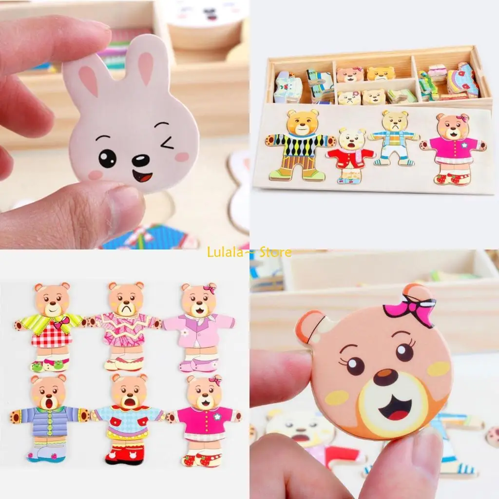 

Y4QA Форма Сопряжения Платье Изменение Обучающая Доска Развивающая Головоломка Детская Игрушка Для Мелкой Моторики