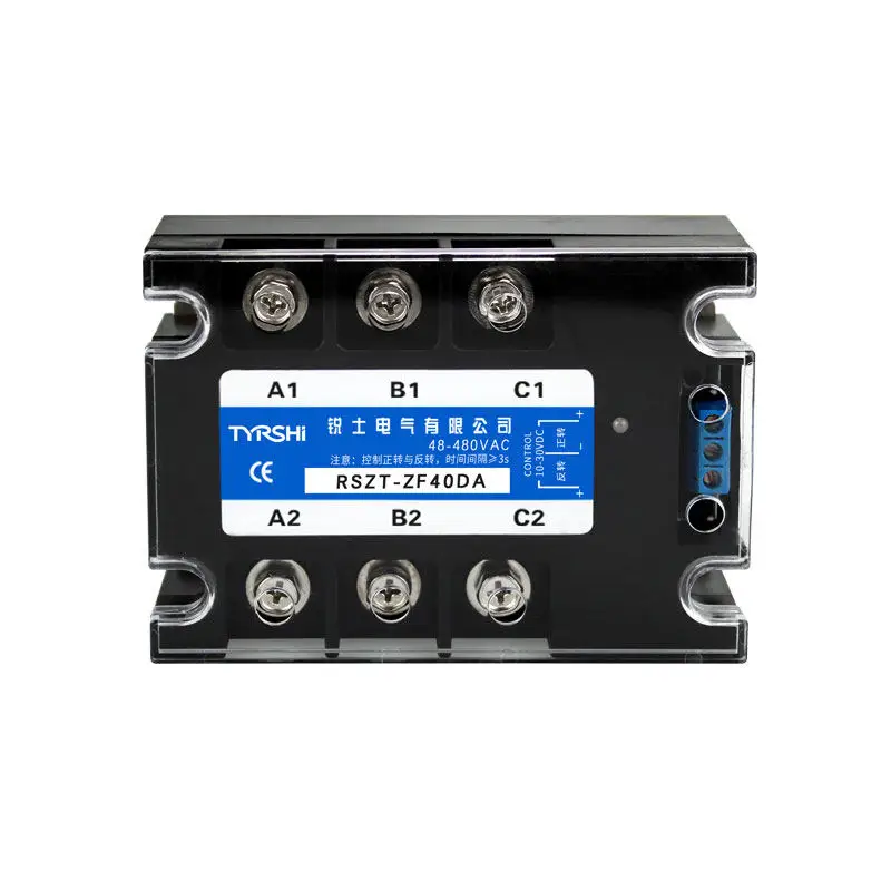 Three-phase motor forward and reverse module 380V DC control AC 25A80A AC control AC 60A40A