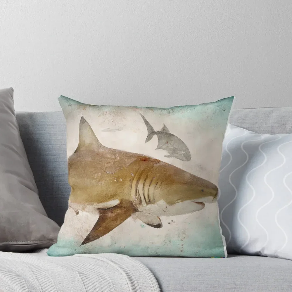 

Renaissance Tiger Shark Throw Pillow Luxury Cushion Cover pillow cover luxury Sofa Cushion pillow