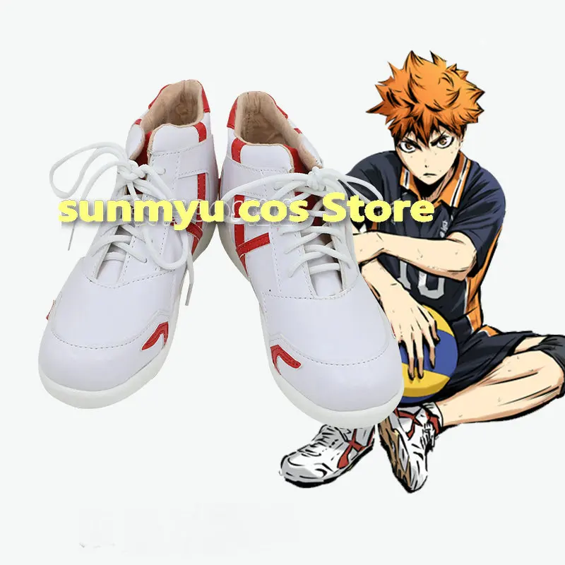 Haikyuu!!  Shoes Cosplay Hinata Shoyo Kageyama Tobio Sugawara Koushi White Black Grey Shoes