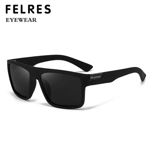 Imagen 2 del producto Gafas de sol de lectura cuadradas negras graduadas para hombres, gafas para presbicia terminadas, gafas de sol con sombra para exteriores + 1,0 + 1,5
