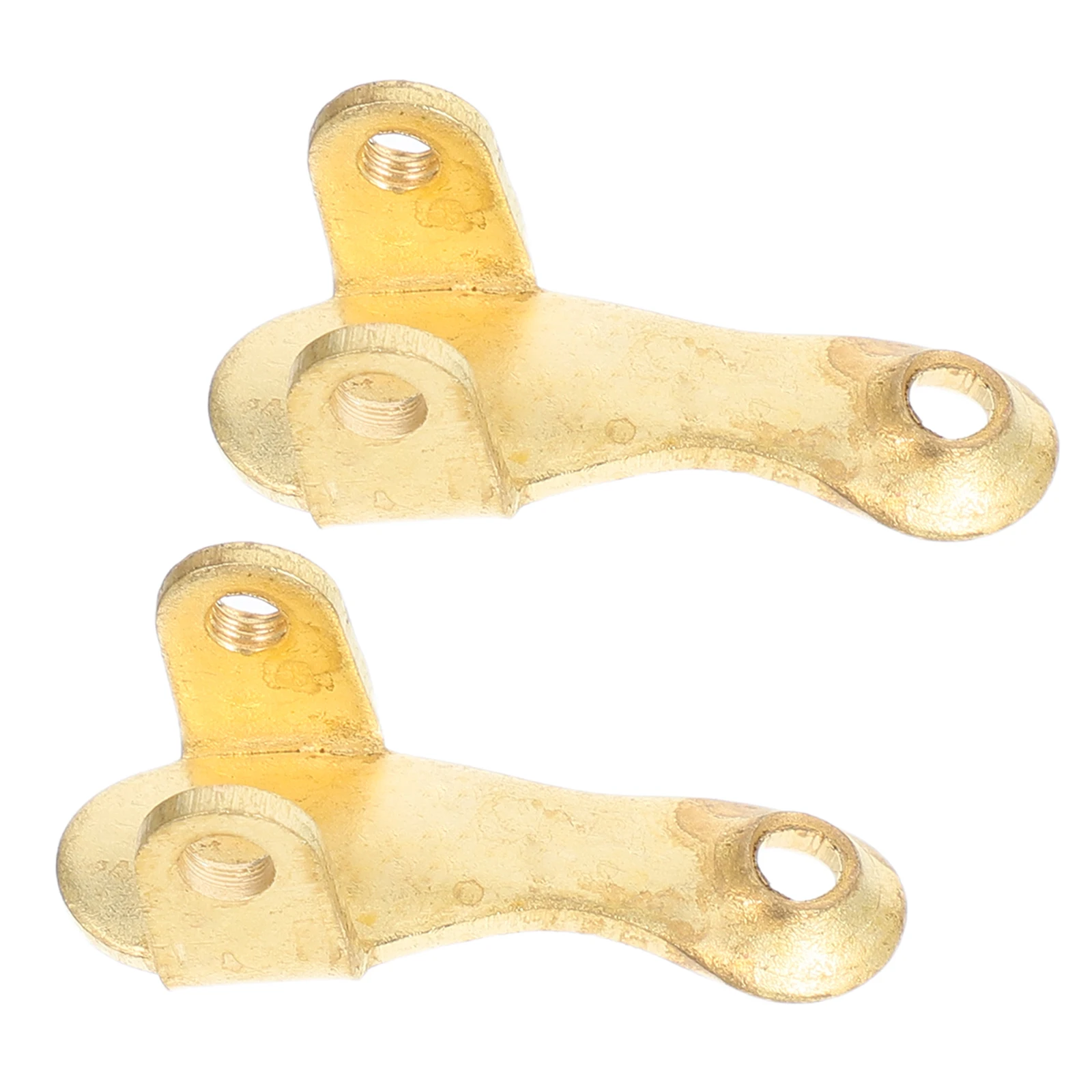 

2 Pcs Asked Who Small Water Release Button Brass Instrument Parts Musical Accessories and Wind Repair Accessory Golden