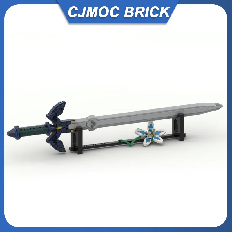 

619 шт. индивидуальный MOC мастер меч креативный набор строительных блоков STEM развивающие игрушки DIY строительная модель комплект подарки на день рождения