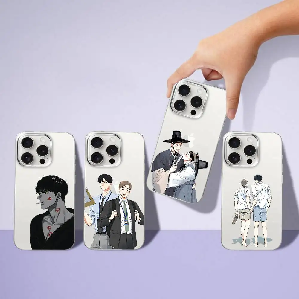 Custodia per telefono B-Bj-A-Alexs per IPhone 17 16 15 14 Plus 13 12 11 Pro Max Cover posteriore per telefono trasparente