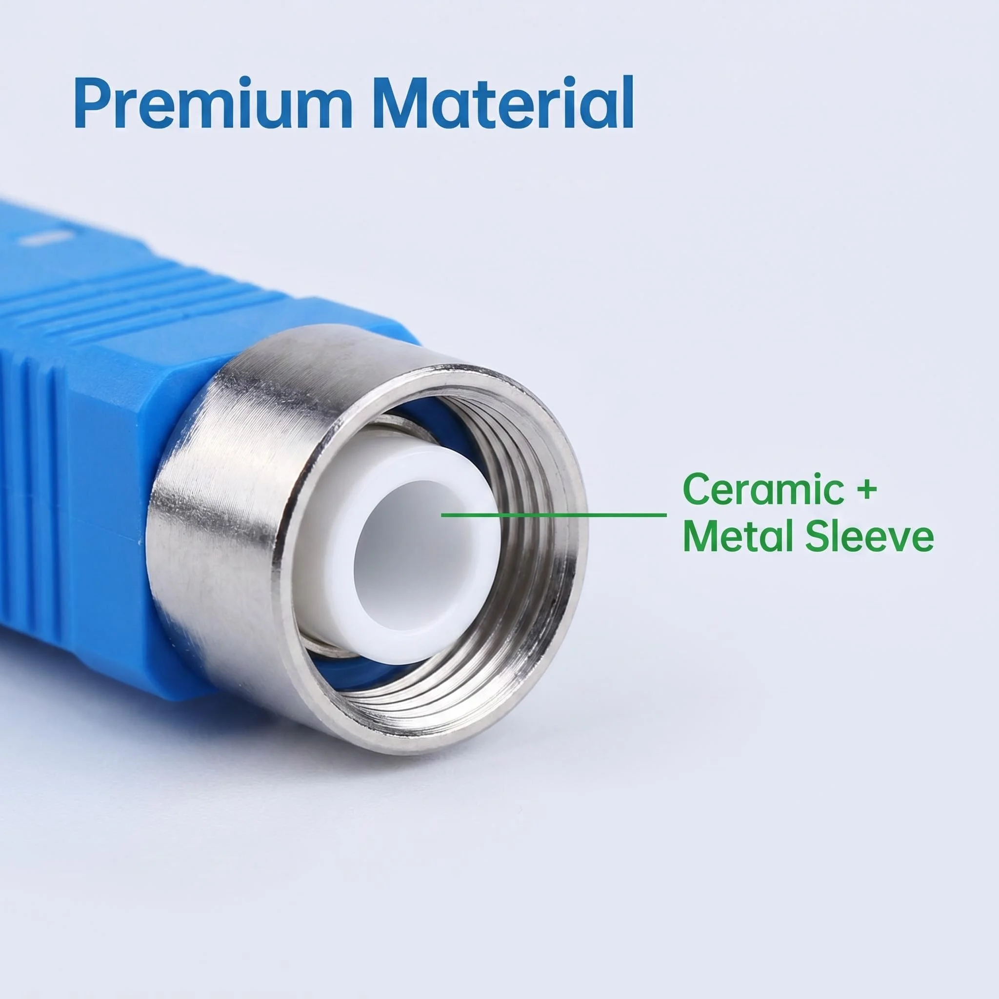SUMMITEK FC Female to SC Male Flange Adapter Fiber Optic Connector FTTP Singlemode Optical Patch Cord Pigtail Docking Connectors
