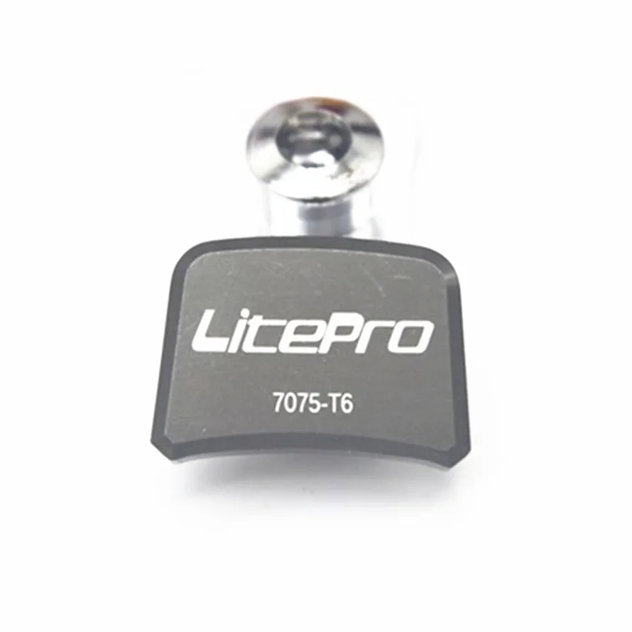 Litepro 5Pcs/Lot Square Bolts Folding Bicycle Single Chainring Aluminum Alloy Screws MTB Bike Chainwheel Sprocket Nut