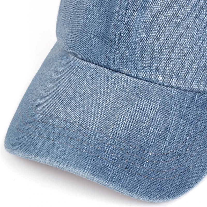 Unisex Cowboy Baseball Cap Fall Casual Sanpback Hat For Men Women Outdoor Sport Denim Jeans Hip Hop Caps Sun Hats Wholesale