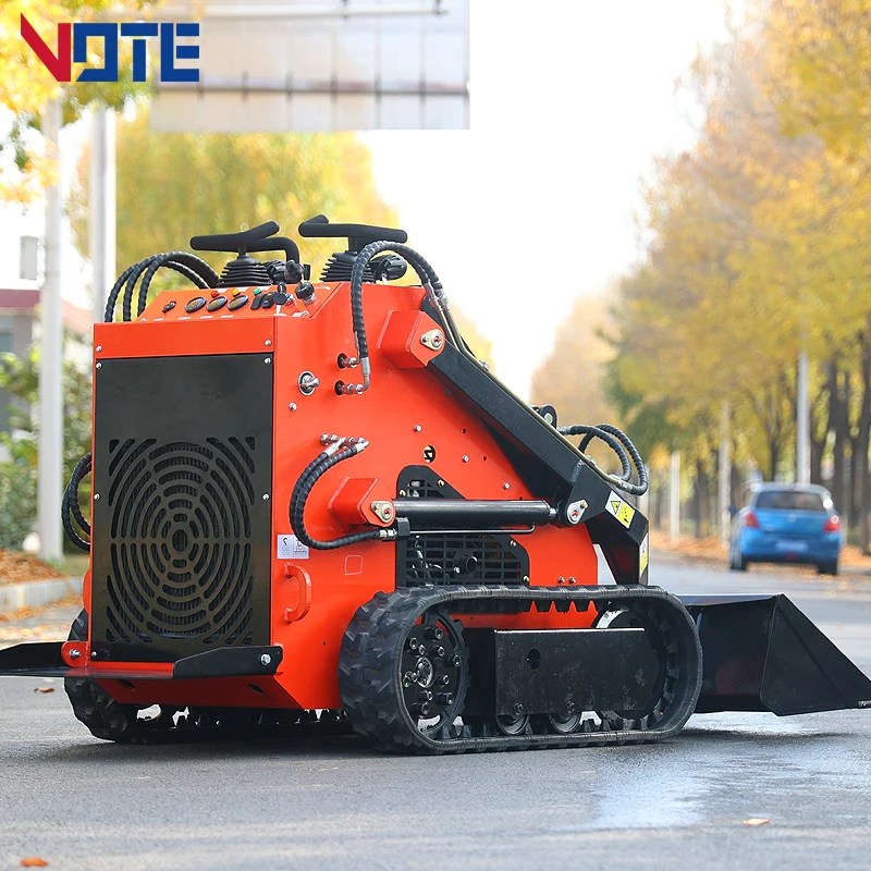 Chinese Manufacturer track skid steer track loader small skid steer loader 800kg skid steer track loader for sale