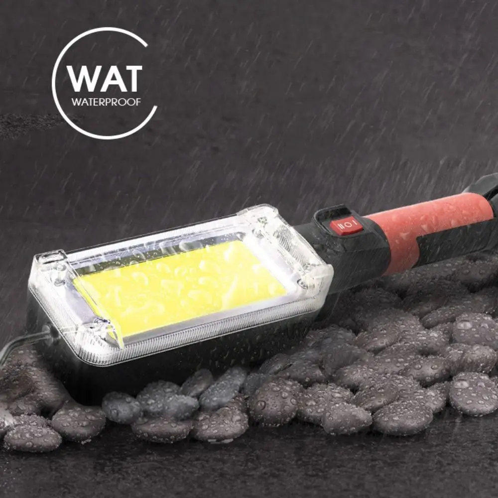 Portable Waterproof LED Work Light High Power USB Rechargeable Rechargeable Lamp With Hook COB Floodlight Working Lamp