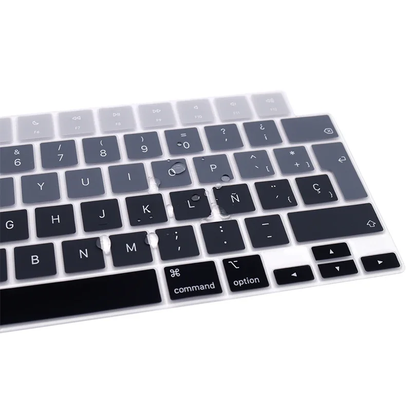 Spanish Keyboard Cover EU Layout for MacBookPro14