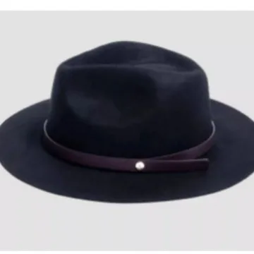 

Pure Wool Cowboy Hat Belt Men's Fedora Hat Top Hat Hot Sale In Europe And America Autumn And Winter Hat