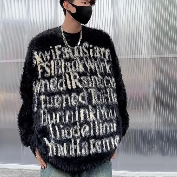 Suéter Hoado de Punto para Hombre, Cuello Redondo, Estilo Informal, Chaqueta Retro Japonesa, Otoño Invierno, Fibra de Polié...