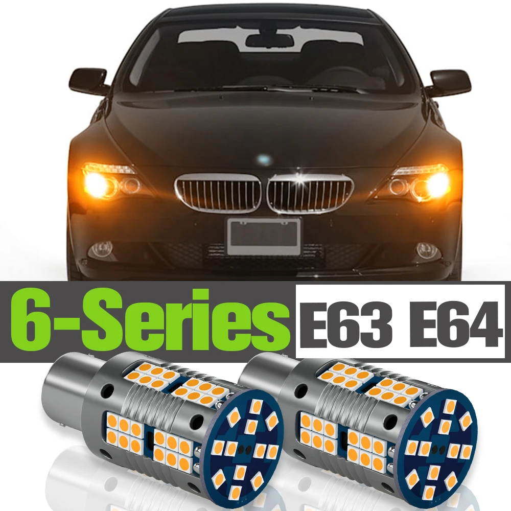 

2x LED Turn Signal Light Accessories Lamp For BMW 6-Series E63 E64