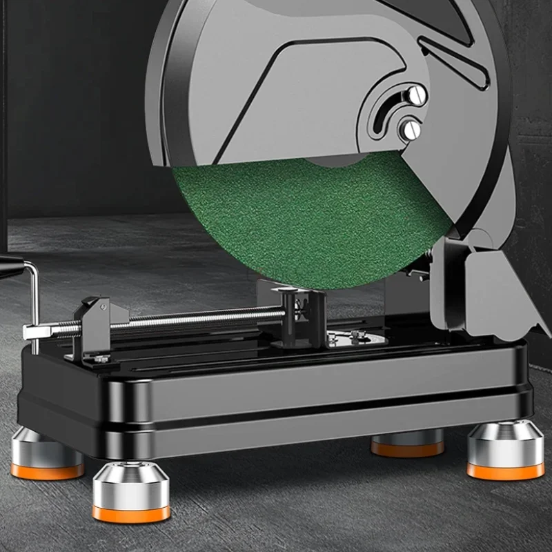 Cutting Machine Base Caster Wheels Rubber Pad Tools Silent Prevent Damage The Floor Heavy Fixed Support Cutting Machine Foot Pad