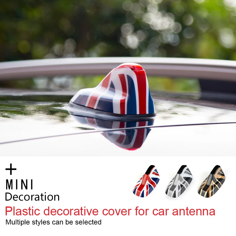 

Car Exterior Trim Antenna Base Decoration Cover Sticker For M Coope r club F 54 F 60 Country Car Styling Accessori