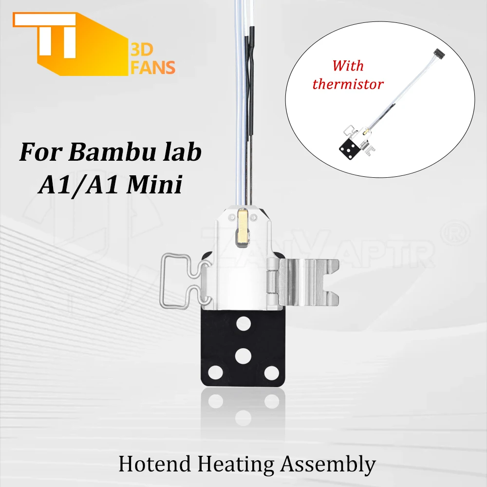 

Для Bambu Lab A1/A1mini Hotend нагревательный компонент аксессуары для 3D-принтера Hotend нагревательный комплект в сборе