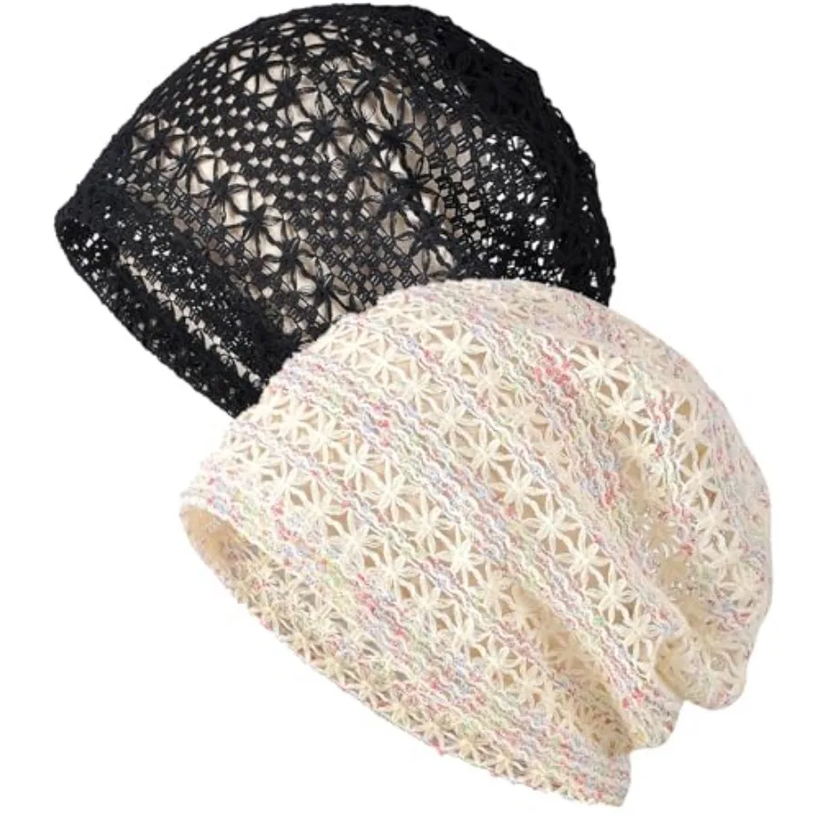 

XYIYI Womens Chemo Headwear Hats Cotton Slouchy Beanie Cap Scarf