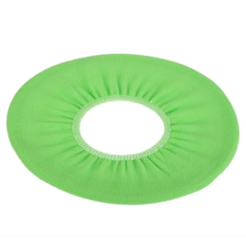 Colorful Toilet Bathroom WC Cloth Soft Seat Cover Mat Warmer Seat Lid Cover Pads O-shape Washable Bidet Cover Toilet Supplies