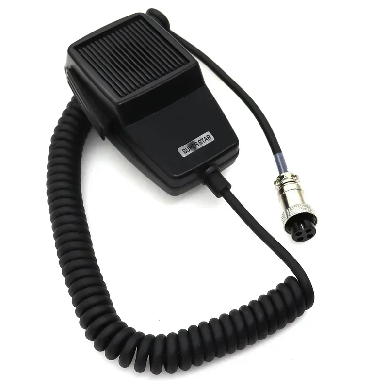 DM-507 4 Pin Microphone Connector Mobile Radio Speaker Compatiable For Cobra PR240 PR245 PR350 PR375