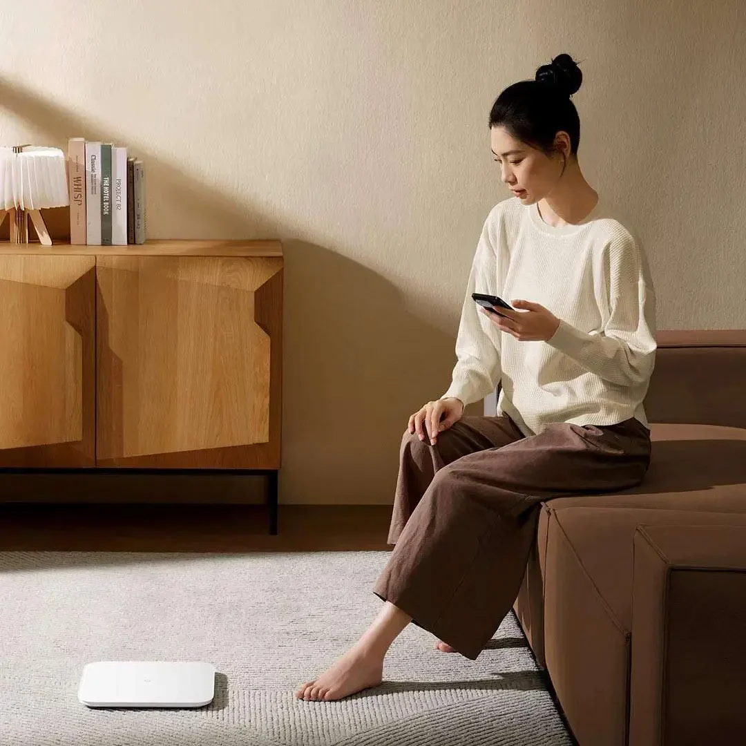 Original Mijia Fat Scale 2 Smart Home Body Composition Mi Fit App Mi Body Fat Scale 2 Bluetooth 5.0 Monitor LED Display