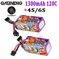 GAONENG GNB 1300mAh 120C 4S 15.2V 6S 22.8V LiHV LiPo Battery With XT60 High Voltage for RC FPV Racing Drone