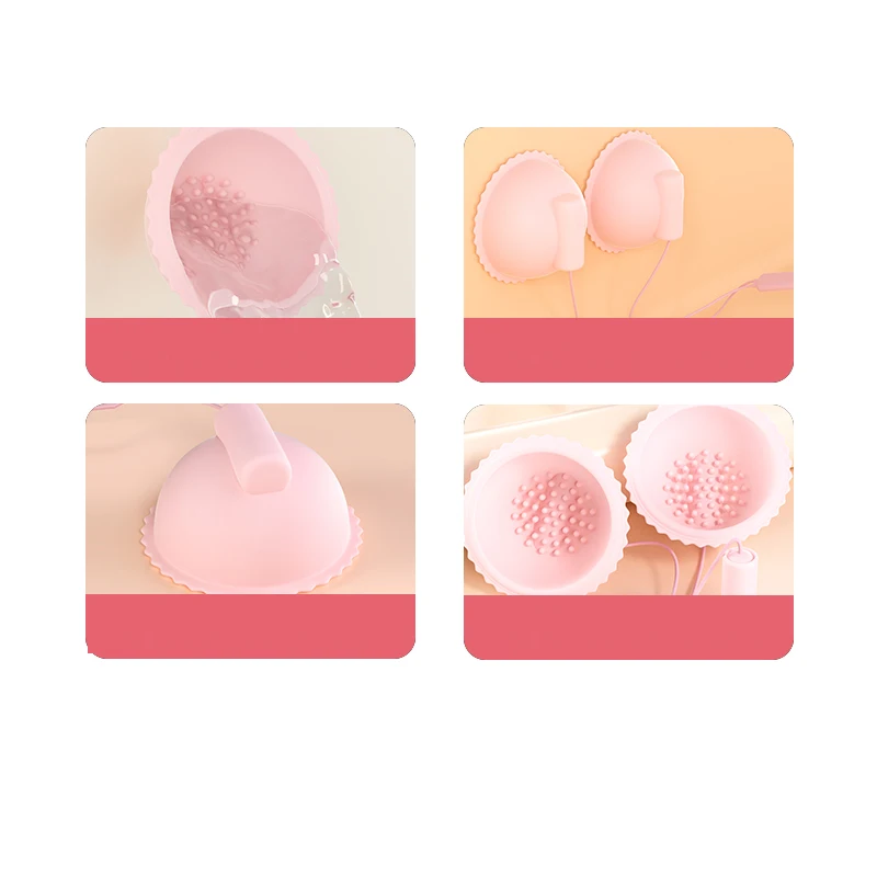 Wireless Breast Massager Nipple Vibrator Clitoris Stimulator Tongue Licking Masturbator Strong Sucking Adult Sex Toys for Women