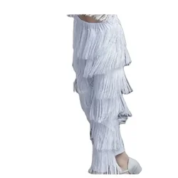 Samba Fringe tassel latin Dance Pants candy color Ladies Girls Fringe Latin Dance Pants