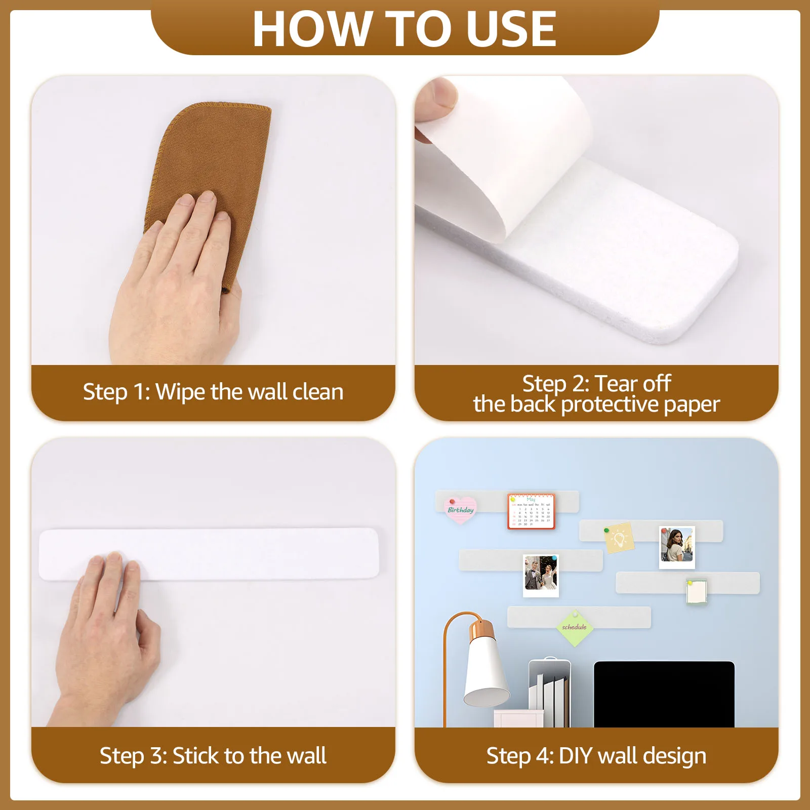 24 قطعة ورأى ذاتية اللصق لوحة إبرية متعددة الأغراض نشرة لوح قطاع لتقوم بها بنفسك عرض الصور ورأى مجلس لمكتب المدرسة ديكور المنزل