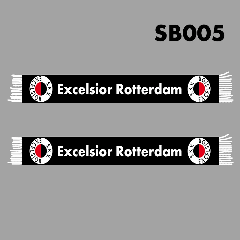 

18x145cm Size Holland SBV Excelsior Rotterdam Knitted Scarf for Fans SB005