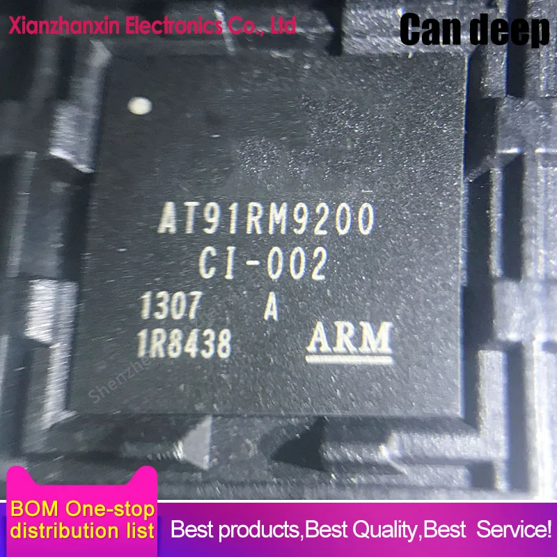 1pcs/lot AT91RM9200CI-002  AT91RM9200 BGA  micro controller