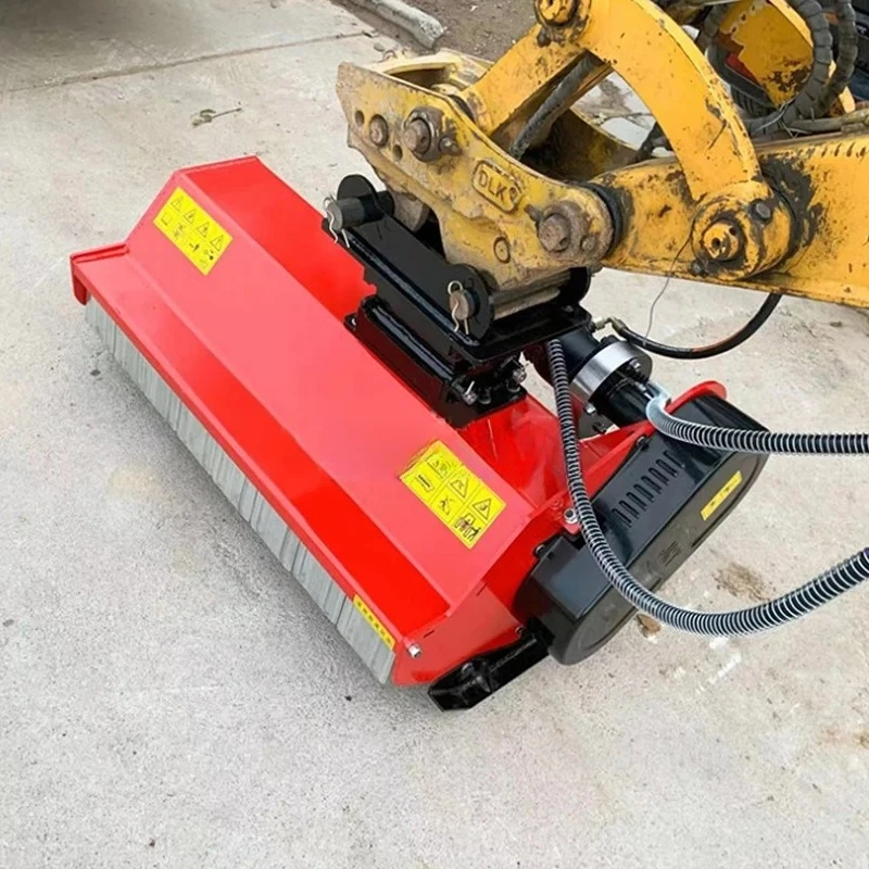600MM Lawn Mower Excavator Attachment Grass Cutting Machine For Garden Bush Green Blet Hillside River Bank Grass Cutter