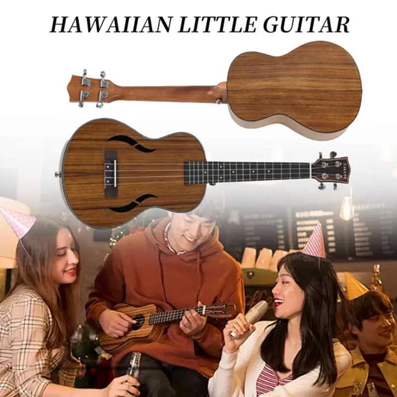 Irin Tenor Ukulele 26 นิ้วไม้วอลนัท 18 Fret กีตาร์อะคูสติก Ukelele Mahogany Fingerboard คอฮาวาย 4 String กีต้าร์
