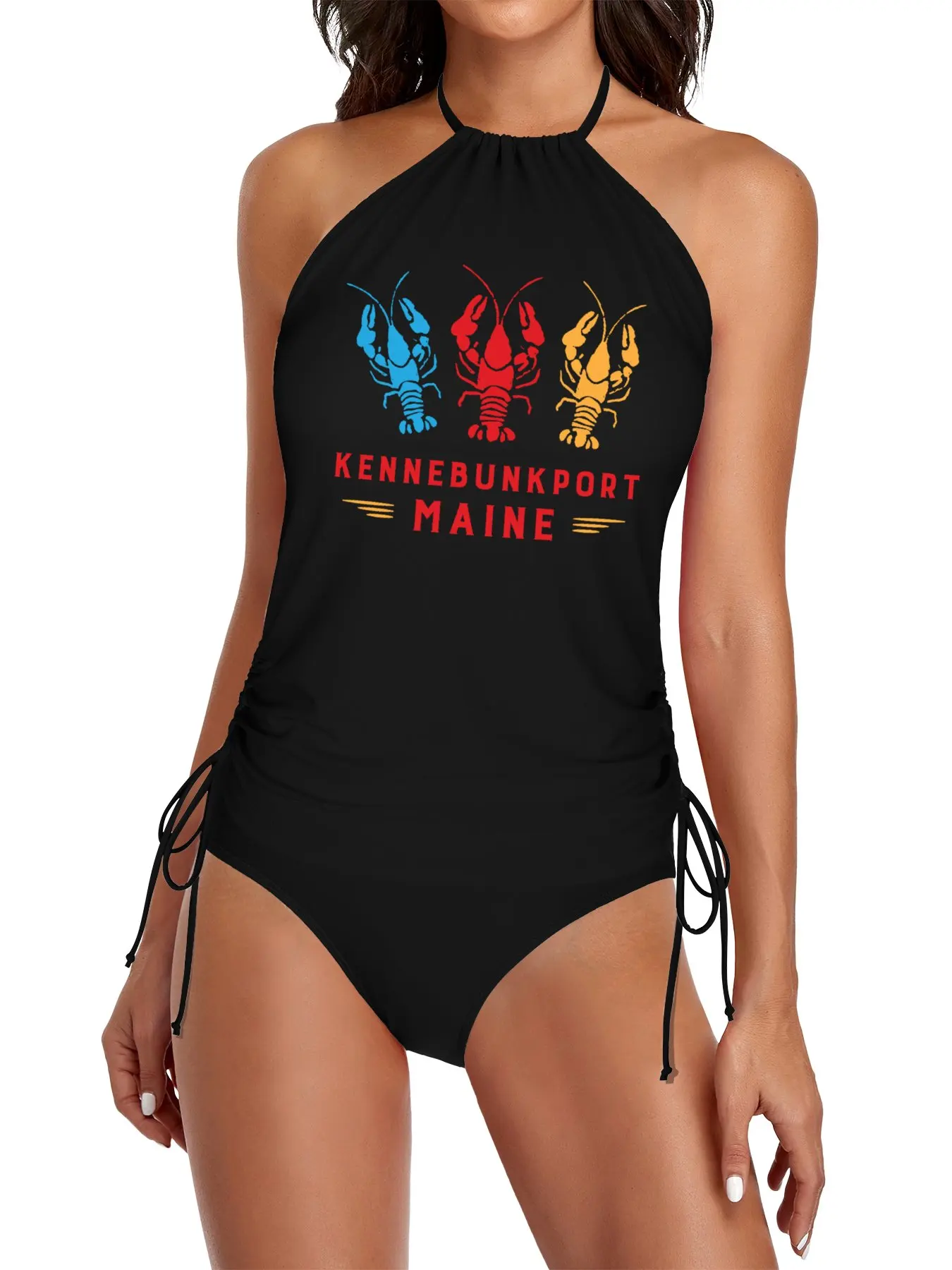 

Kennebunkport Maine Lobster Lover Split Swimsuit Set beach outfit women women's beachwear 2025