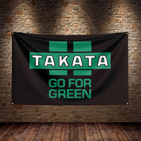 3X5Ft Takatas Flag Polyester Printed Car Banner For Decor