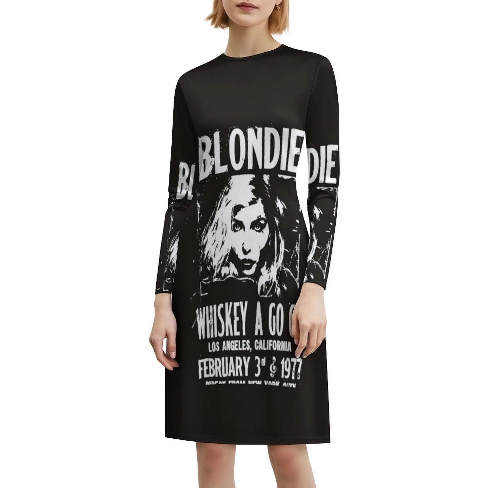 الكمال الشرير الصخرة فتاة ريترو 70S خمر الفرقة بوهو شيك فستان أنيق موضة شاطئ حفل زفاف ثوب معدني ديبي أسطورة الفرقة #6