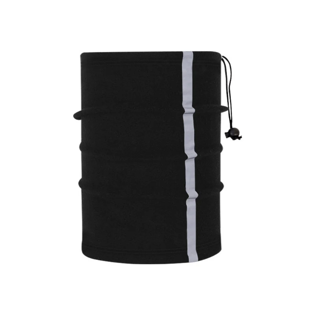Outdoor For Winter Neck Warmer Made of Soft Fleece with Reflective Strips for Cycling Skiing Running Windproof 30x25cm Polyester