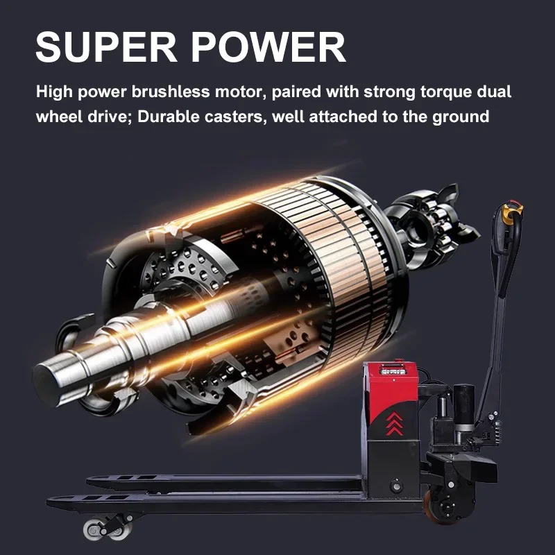 رافعة شوكية كهربائية تحميل وتفريغ البليت الهيدروليكي 2/3-Ton مستودع وموقع البناء شاحنة شبه كهربائية شديدة التحمل