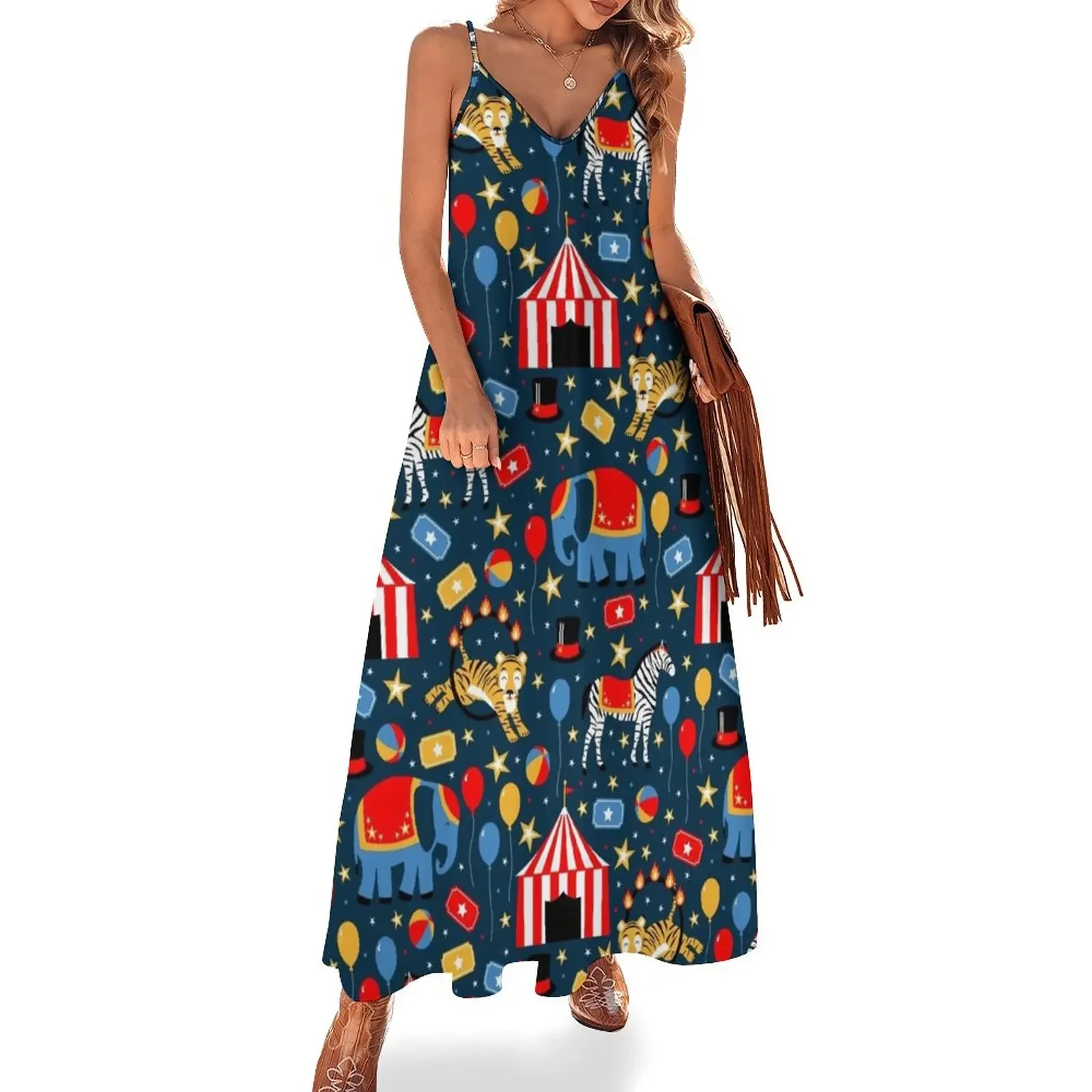 

Under the Big Top Sleeveless Dress Long dress Women's evening dress