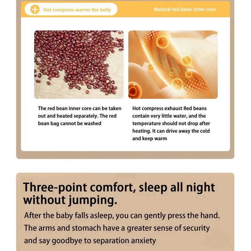 赤ちゃんのためのなだめるような手のひら枕,リモコン付き,天然の赤い豆の芯,漫画の動物の形,電気