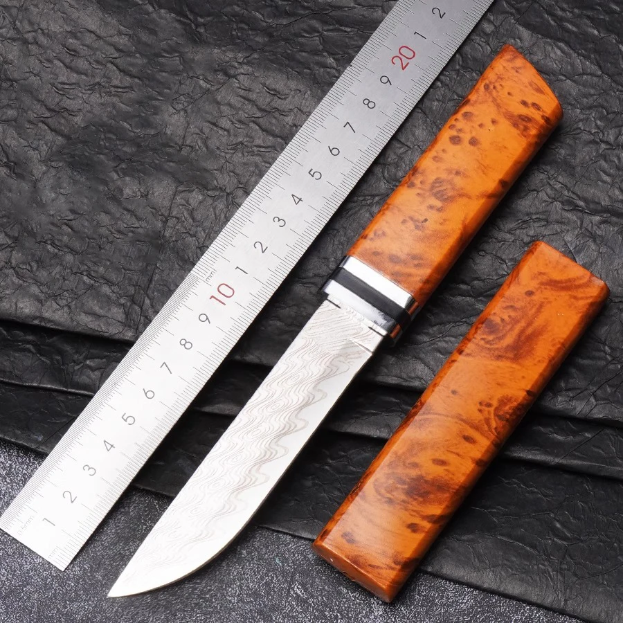

Professional fruit knife, household portable knife, kitchen knife, kitchen high-hardness straight blade forged anti-slip handle