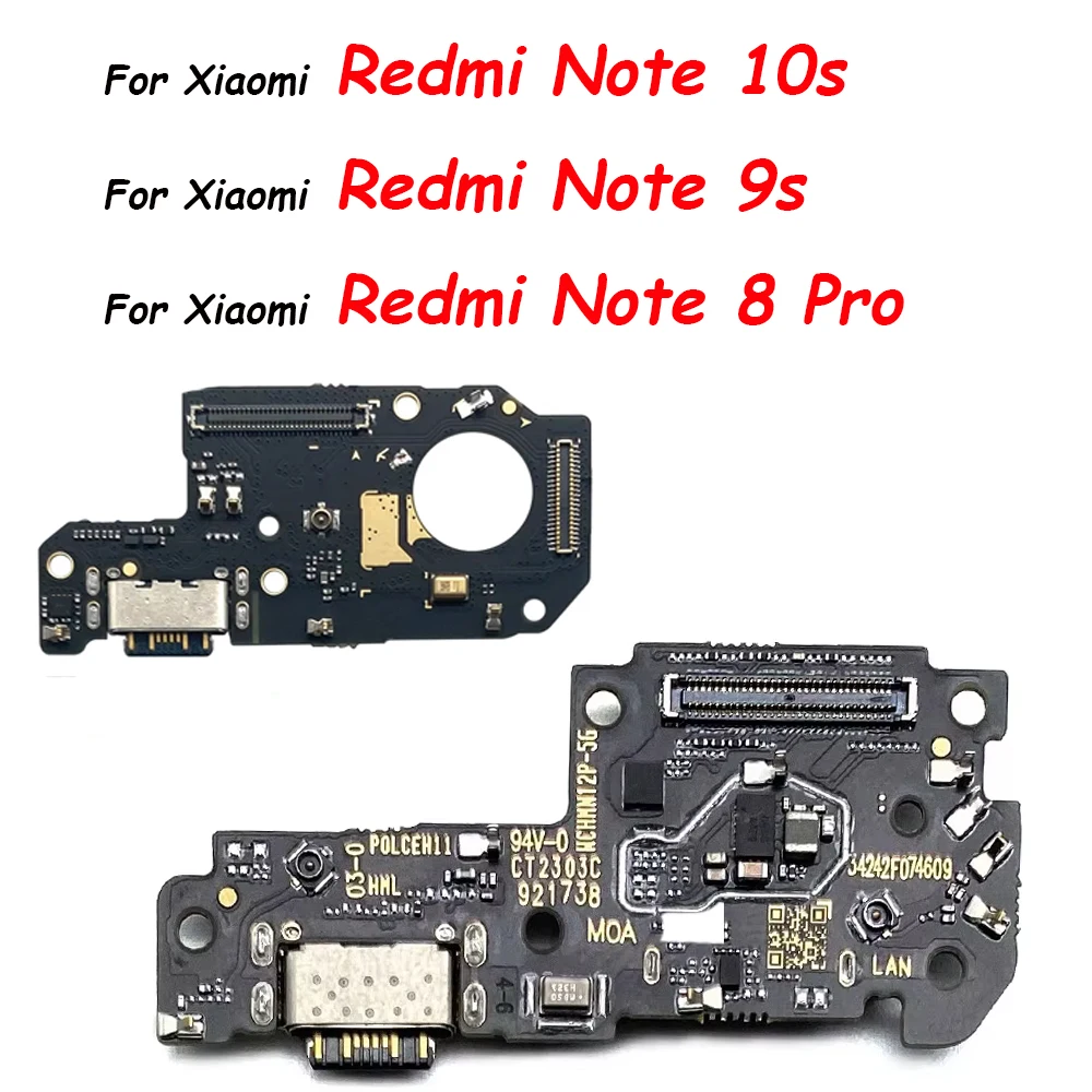 Charger Board PCB Flex For Xiaomi Redmi Note 7 8 8T 9 9s 10 10s 11 12 Pro Plus 4G USB Port Connector Dock Charging Ribbon Cable