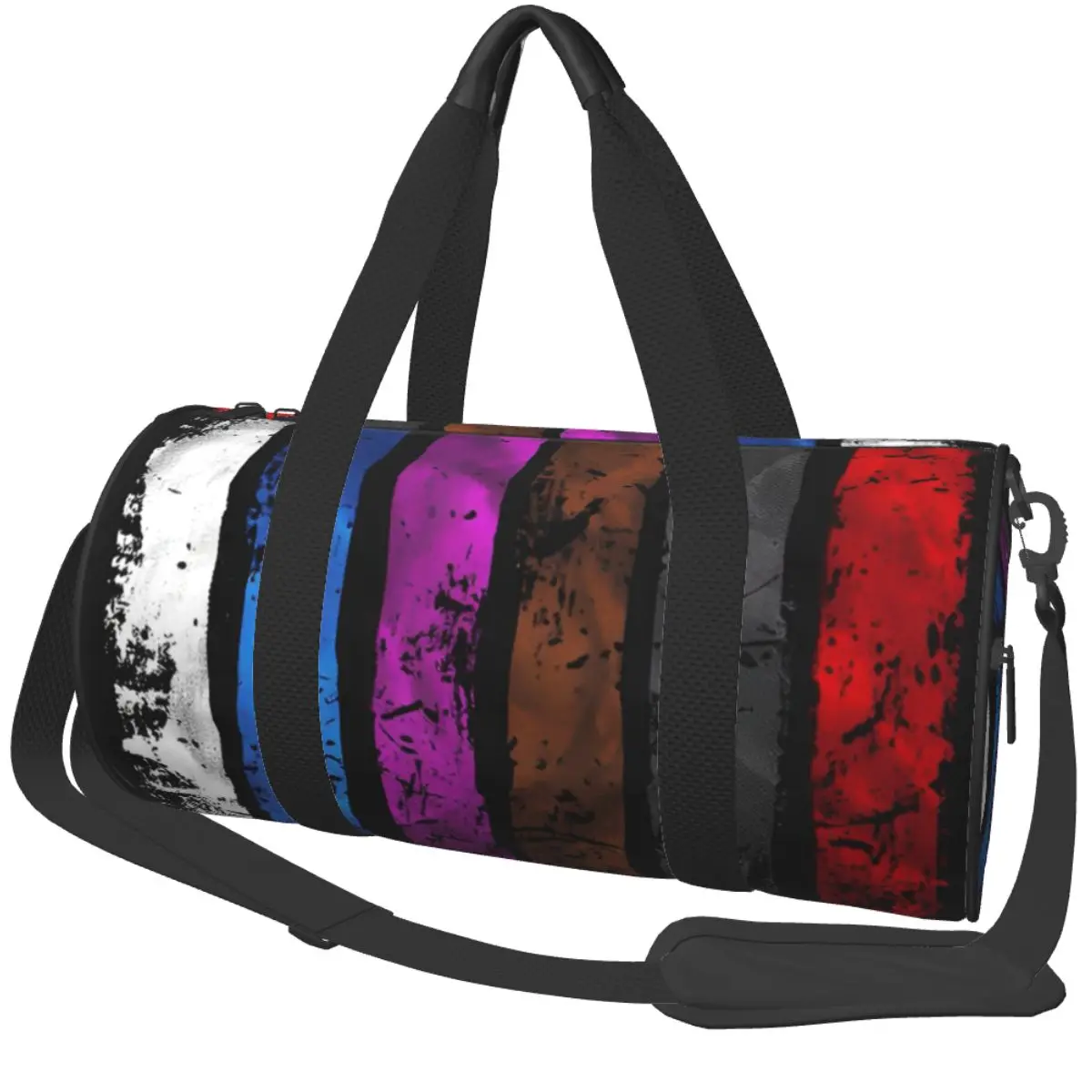 Jitsu Gift Martial Art Sports Bags Travel Training Gym Bag with Shoes Vintage Handbags Couple Design Portable Fitness Bag